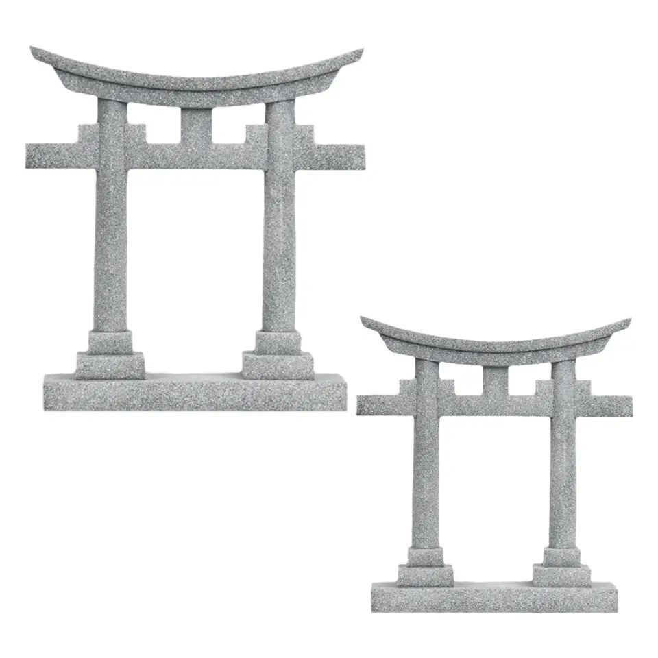 Japonsko Torii brána Model modelu figuríny Krajina ozdoba pre výzdobu akvária