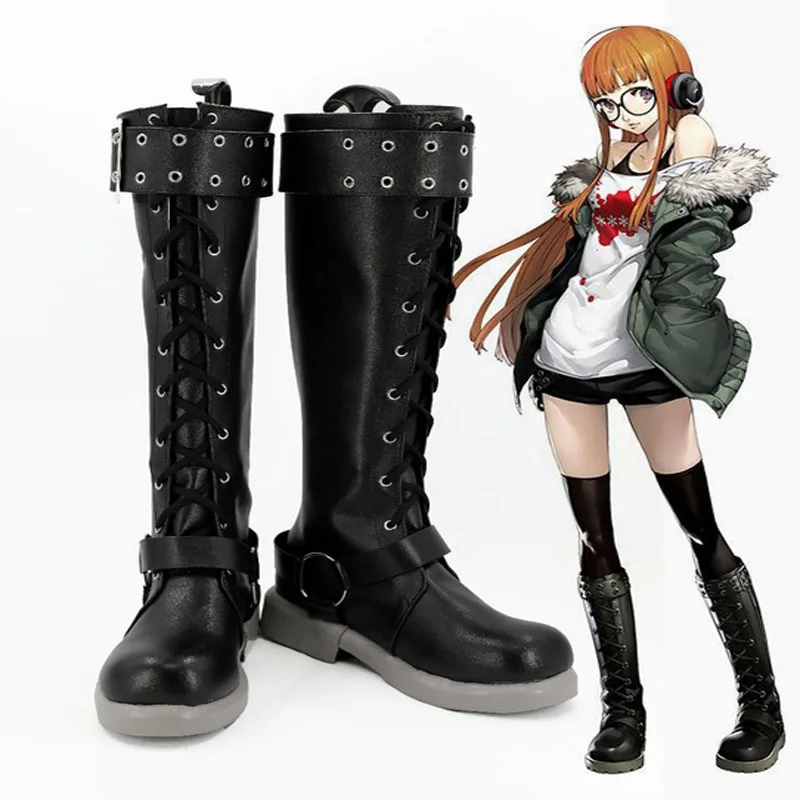 Japonská anime ručne vyrábaná topánky Persona 5 Cosplay topánky futaba sakura cosplay topánky na mieru vyrobená európska veľkosť