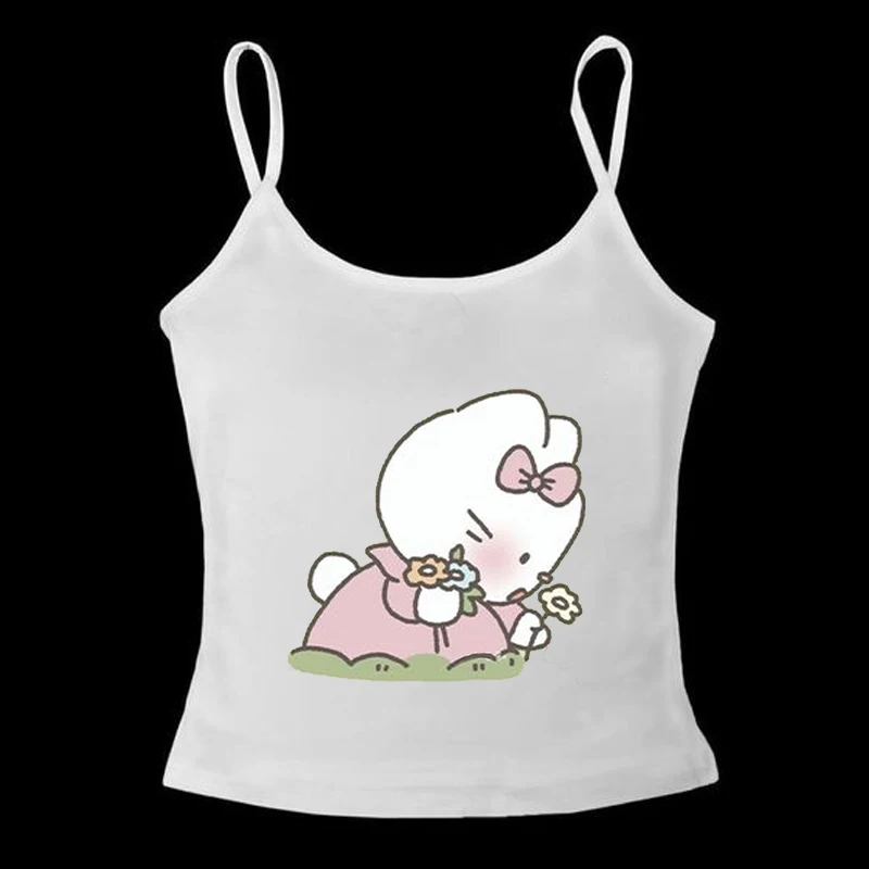 Japonská anime vesta Ženy Kawaii Hello Kitty Karika