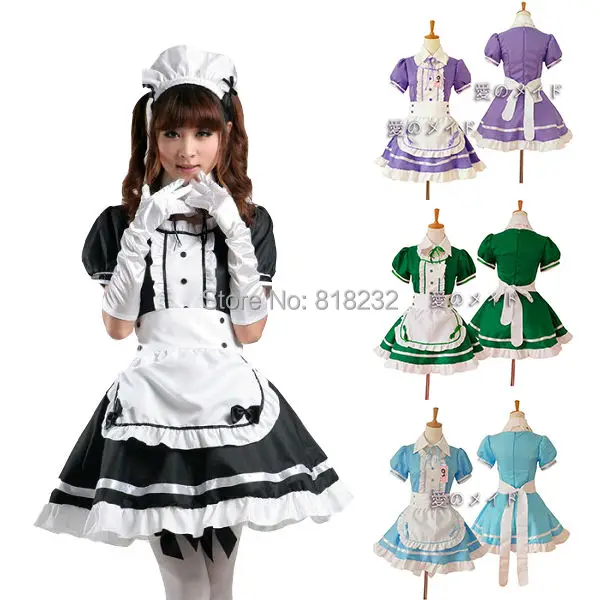 Japonská lolita v domácnosti Maidservant Restaurant zástera šaty uniforma oblečenie anime cosplay kostýmy