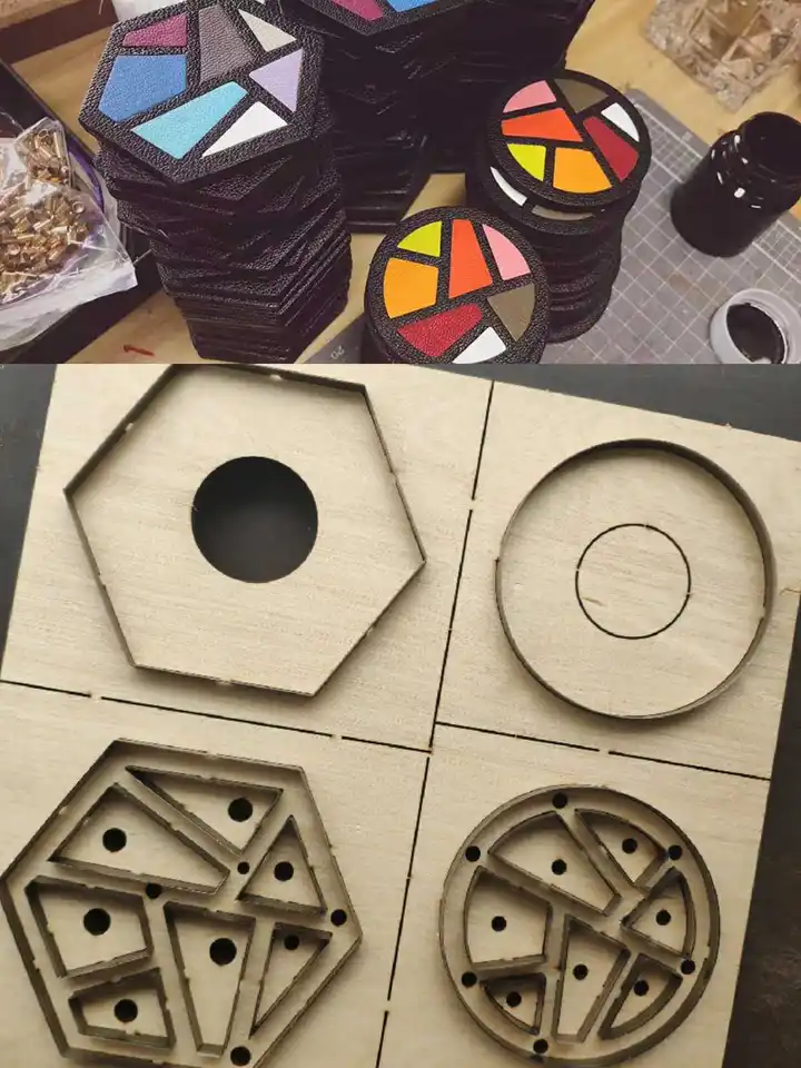 Japonská oceľová čepeľ Rule Die Cut Oceľ Punch Tangram Cutting Fold Wood Dies pre koženú rezačku pre kožené remeslá