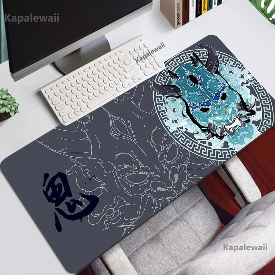 Japonská zlá ducha Oni myš Pad Game Gamer Gamer MousePad Gaming Table Koberec Gamer počítačový stôl Desk Mat Rat Mouse Rat