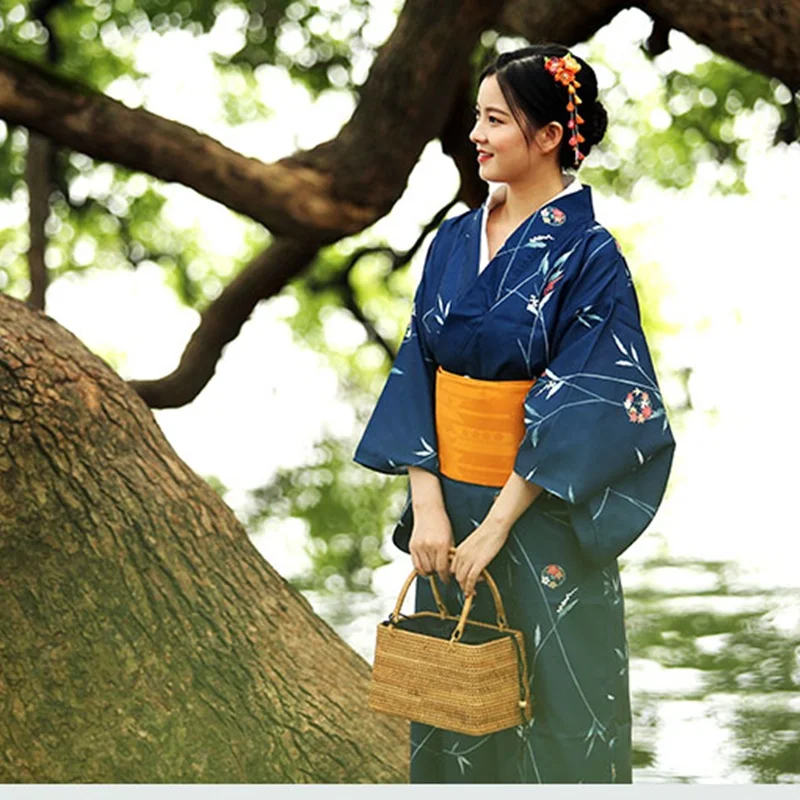 Japonské kimono tradičné šaty Cosplay Ženy Yukata Ženy Haori Japonsko Geisha kostým Obi Japan Japan Asia Dress KK2724