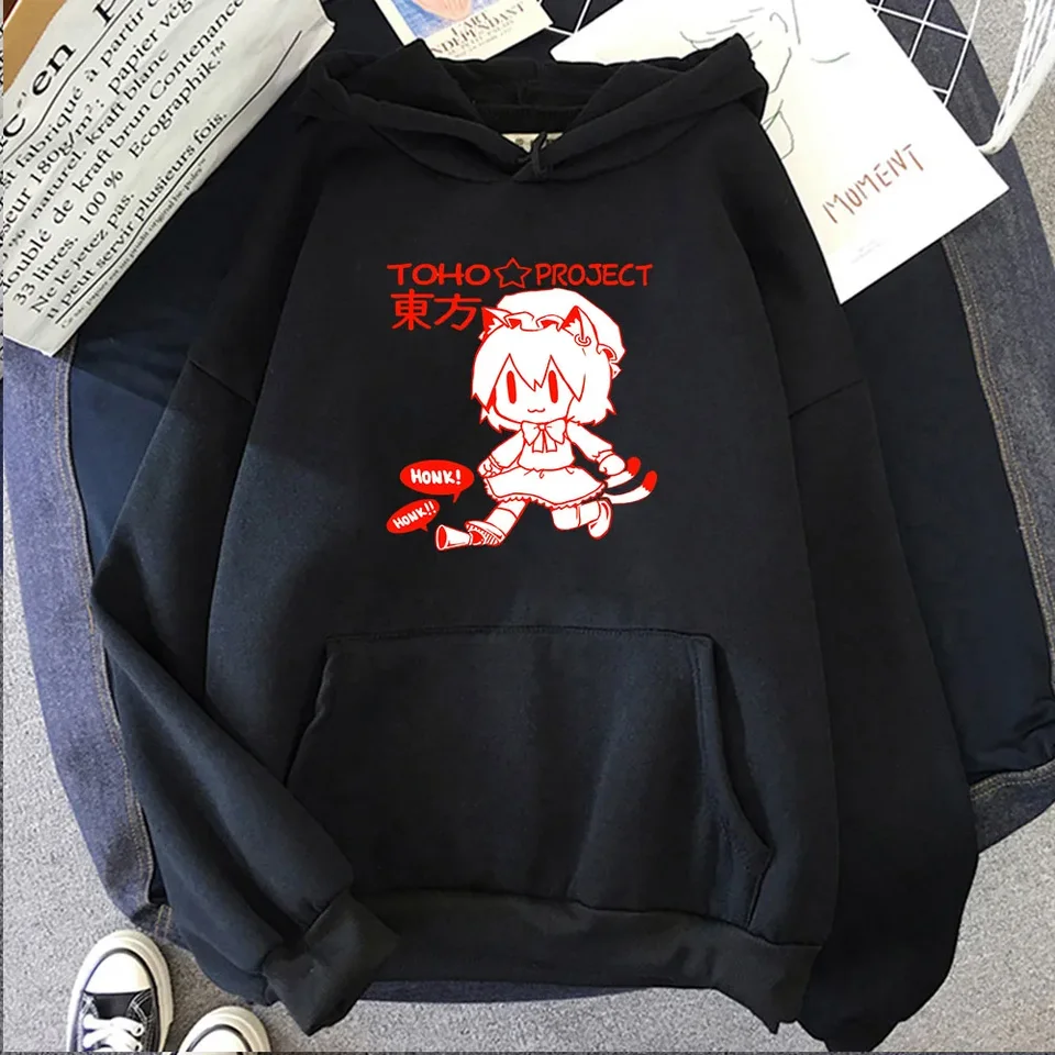 Japonský anime projekt Touhou Projekt svätyňa dievčatká roztomilé mikiny kawaii manga mikina/dámske oblečenie Fleece High Street Streetwear