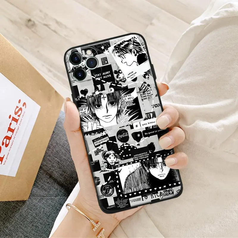 Japonský anime sklenený silikón Chrollo telefónny puzdro pre iPhone 8 14 15 Plus xr xs 11 12 13 Mini 14 15 Pro Max Cover Shell