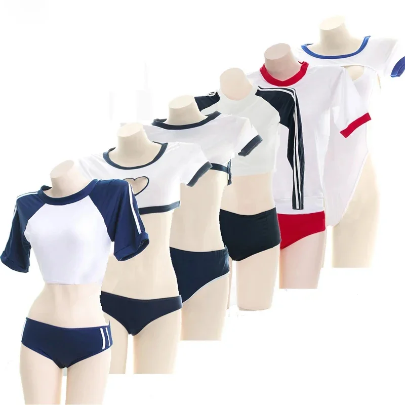 Japonský anime študent Series Series Uniform Costume School Girl Gym Suit Sukumulizu Pajamas Lingerie Cosplay