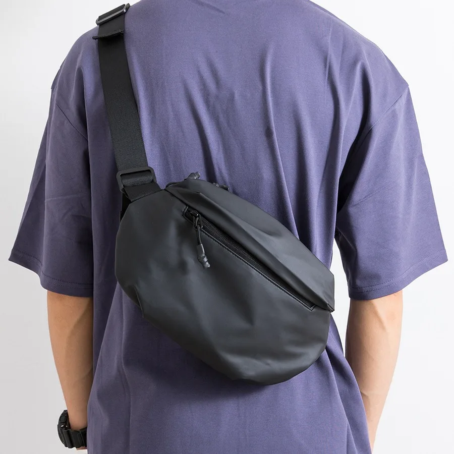 Japonský nylonový cestovný rameno muža vrecka Streetwear Style College dospievajúci sling Pánske tašky Messenger Causal School Cross Bag Cross Bag