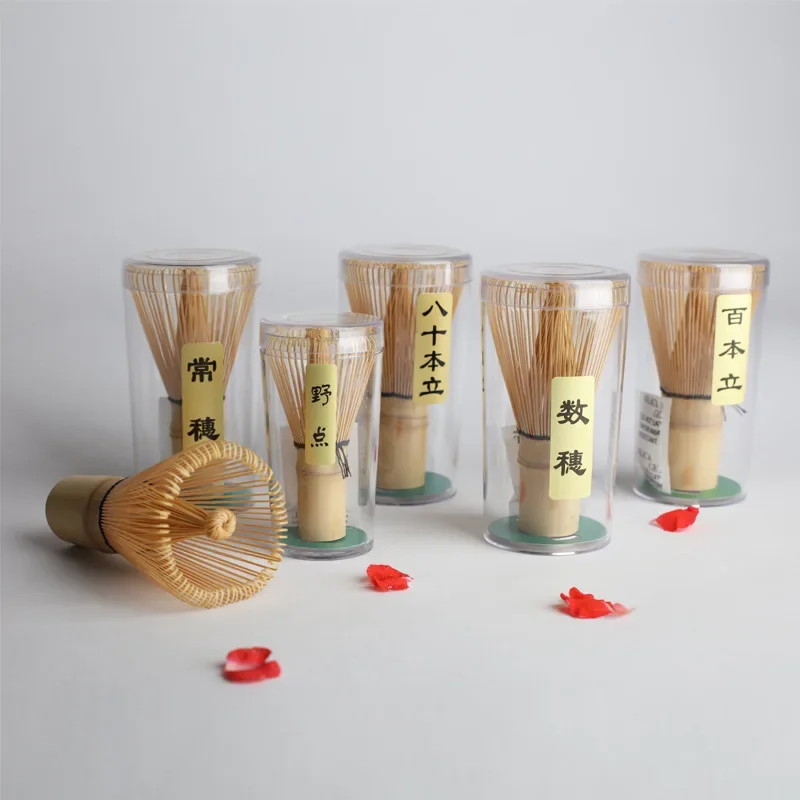 Japonský obrad bambus matcha Praktický prášok Šľahačka Káva zelená čajová kefa Chasen Nástroje Nástroje na kefky