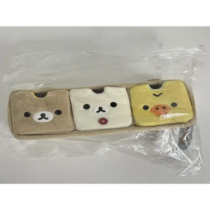 Japonský roztomilý organizátor Rilakkuma Organizátor plyšové stolné dekoratívne ozdoby Tri priehradky Organizátor priehradky pre dievčatá pre dievča