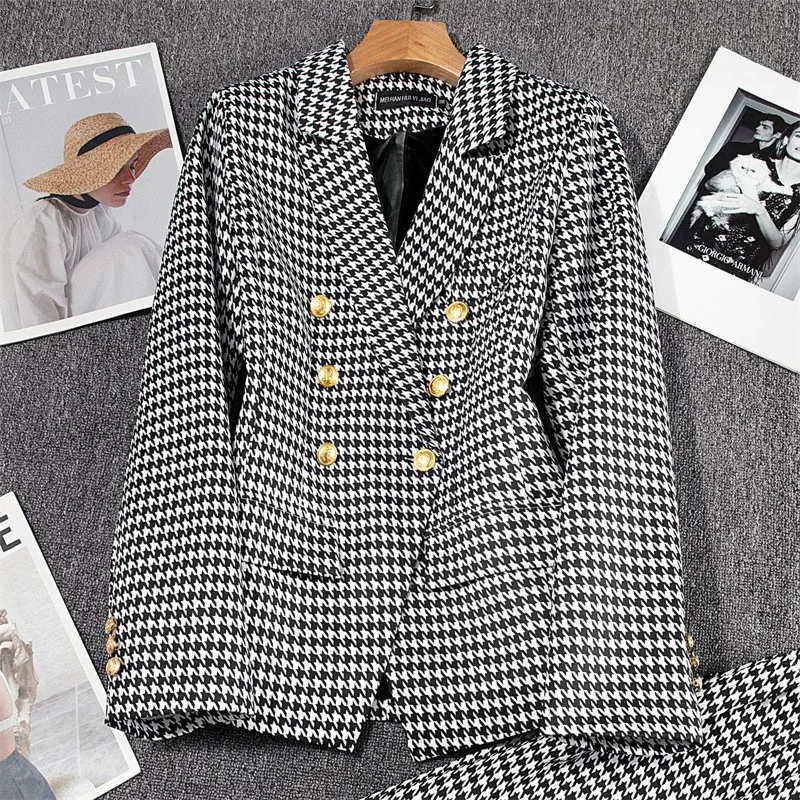 Jar 2025 Nové ženy Blazer Príležitostné bundy Dámske módne kabáty luxusné ženské kabáty Slim Suit Coat Office Bunda