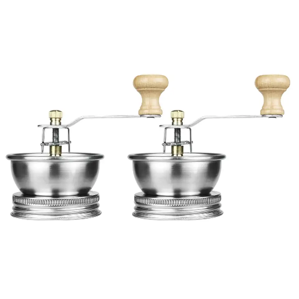 Jar Coffee Grinder Lightweight príslušenstvo manuálne brúska na kemping piknik