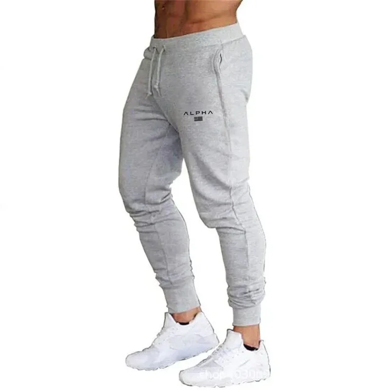 Jarné a jesenné bežecké nohavice vonku Men Pants Pants Jogging Pants Tréning a cvičebné nohavice Pohodlné nohavice