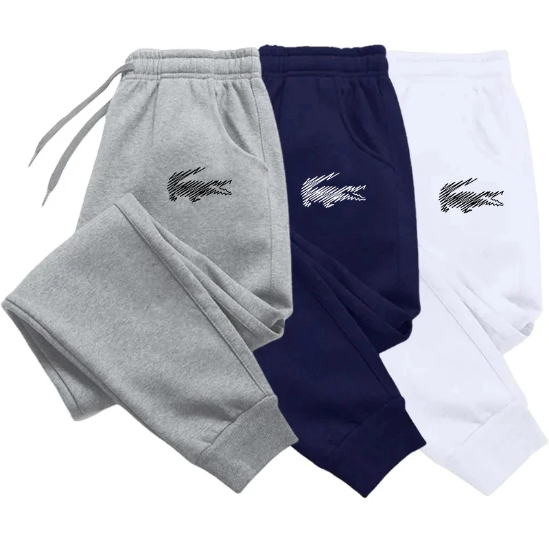 Jarné a jesenné módne nohavice Pánske joggingové nohavice Príležitostné nohavice Pánske športové nohavice Vytlačené joggingové nohavice S-3XL