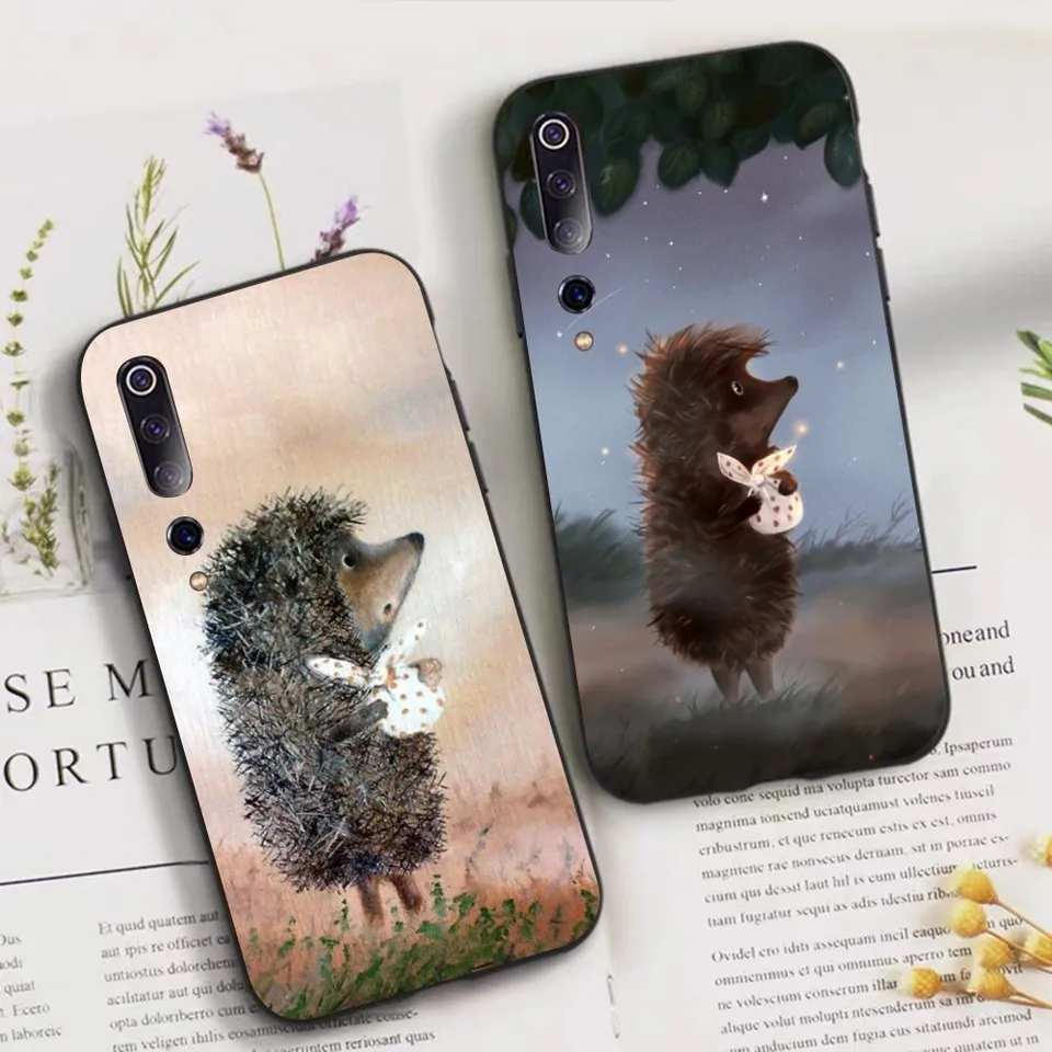 Jasný hedgehog v puzdre hmly pre telefón pre Xiaomi Mi 5x 8 9 10 11 12 Lite Pro 10t POCOX3PRO POCOM3 Poznámka 10 PRO LITE