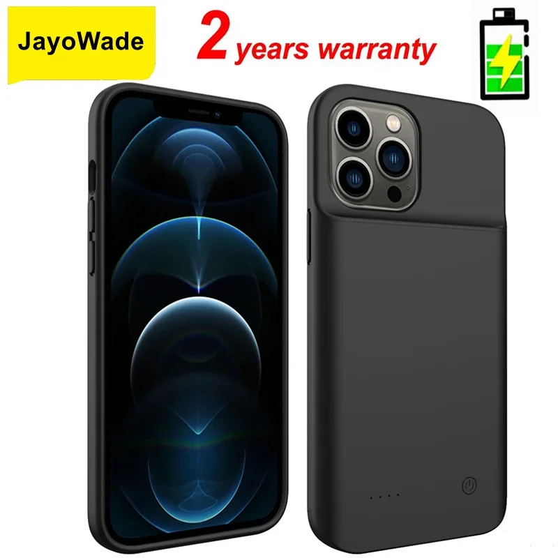 Jayowade 10000mah pre iPhone 16 Pro Max 15 14 14 plus 13 Pro 12 Mini Battery Case Case Bank puzdro pre iPhone 16 Pro Max