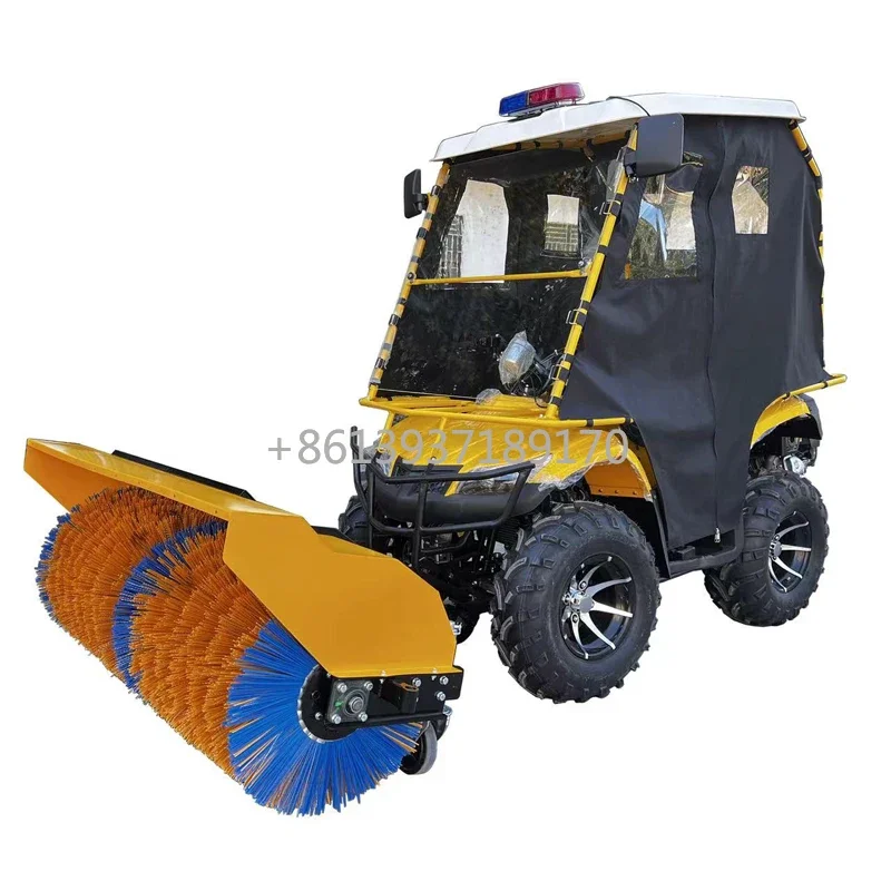 Jazdiť benzínové snehové pluhové štvorkolesové hnacie snehový odstraňovač plne uzavretý nákladný automobil Snow Plow