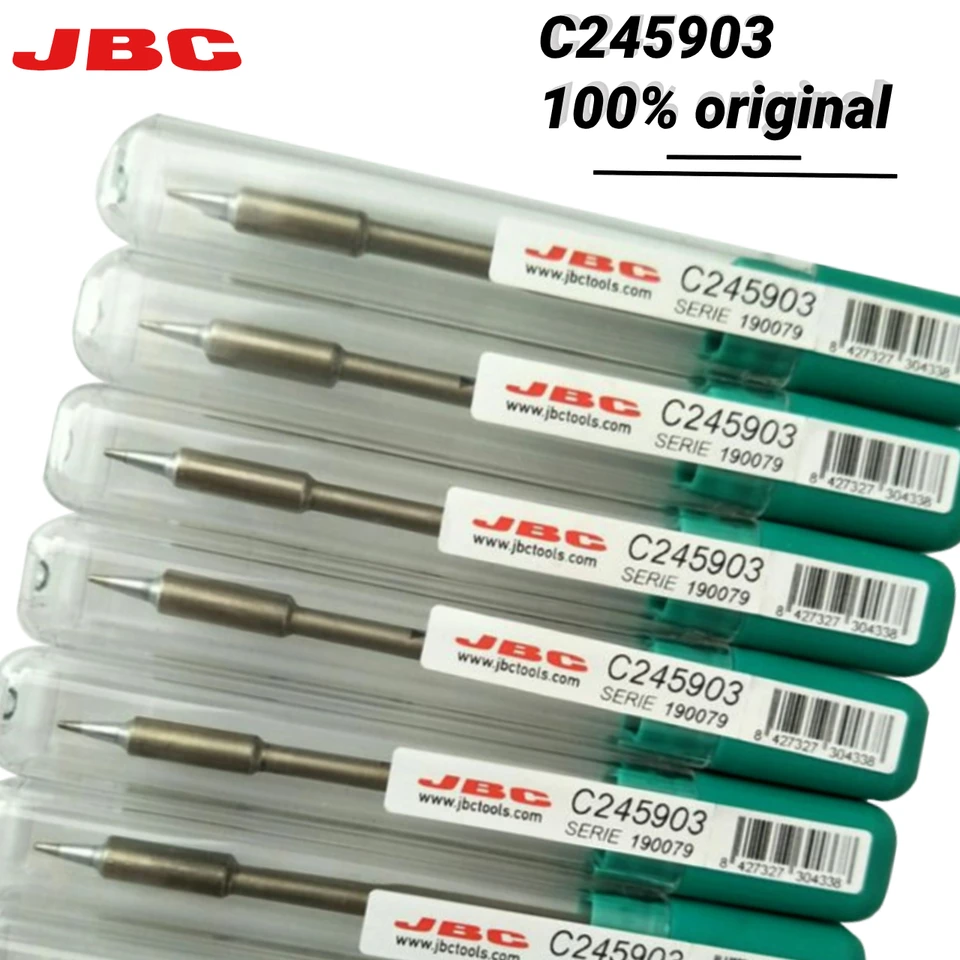 JBC Original C245903 Professional Tip na spájkovanie železného medi bez vykurovacieho zvárania Tip Universal T245 Opravy rukoväte