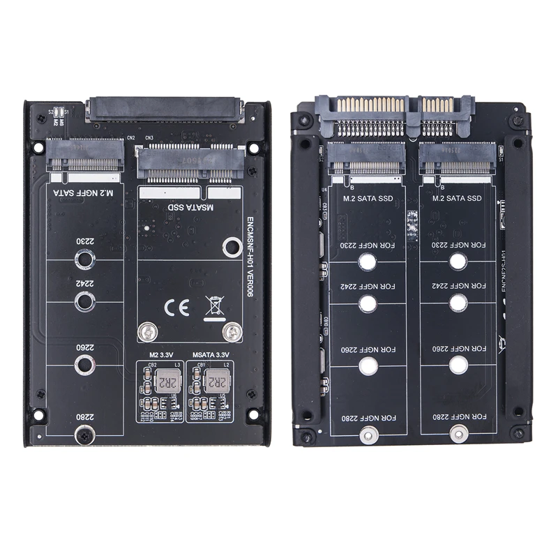 JBOD SSD Adapter M.2 B+M Kľúč k SATA3.0 6G 2,5 