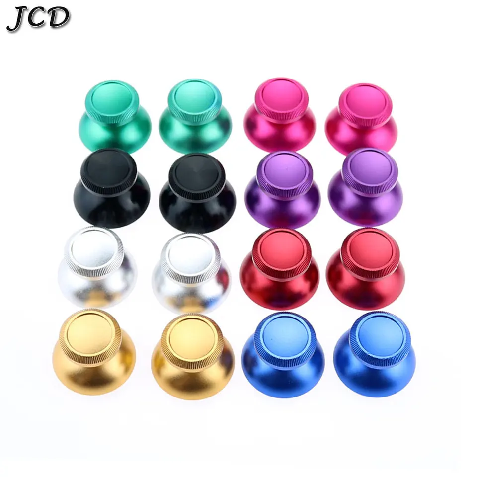 JCD 1Pair Hliníkový kovový analógový joystick Joystick Palkovi palica na výmenu tlačidiel pre PS4 PS4 Slim/Pro/Xbox One Slim Controller