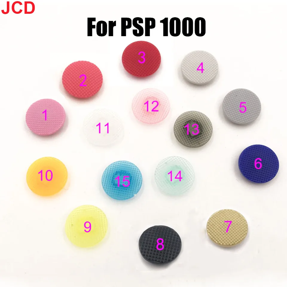 JCD 1PCS Analógový joystick Joystick Stick Cover Cover Tlačidlo Výmena pre PSP 1000 Console Tack Stick Cap