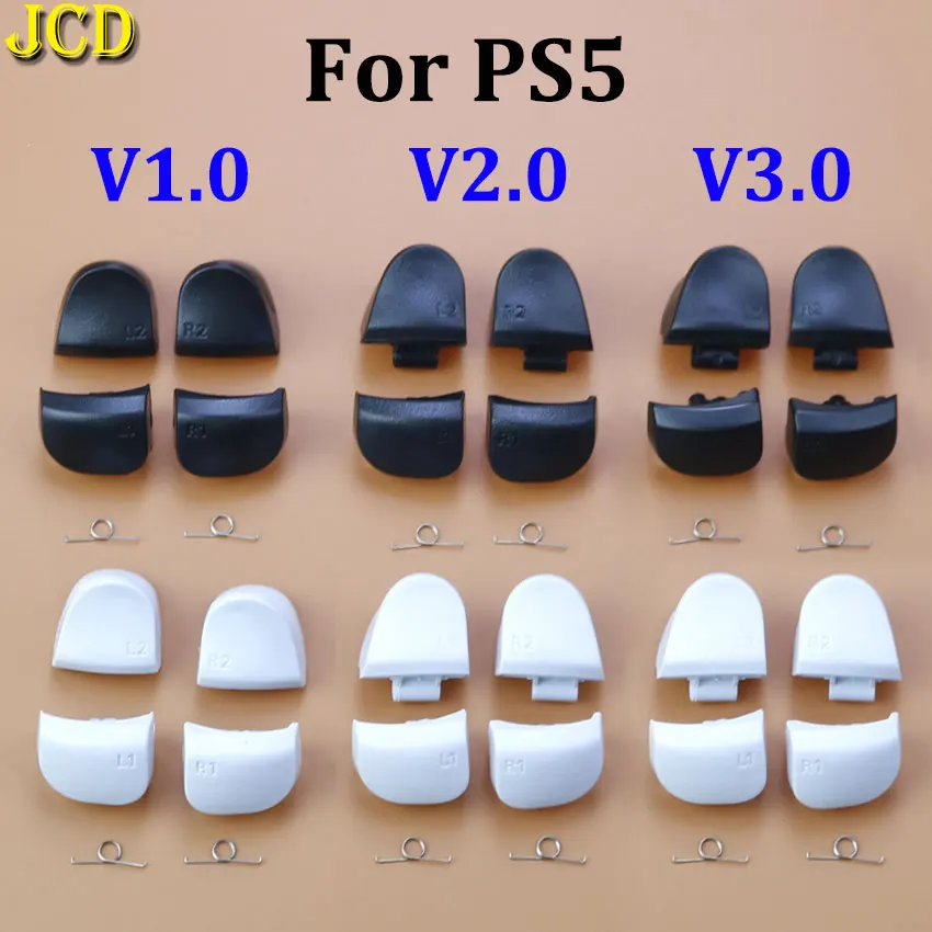 JCD L1 R1 L2 R2 Trigger Button Kit pre PS 5 BDM-010 020 030 V1 V2 V3 Ovládač s pružinou držiaka LR držiaka LR