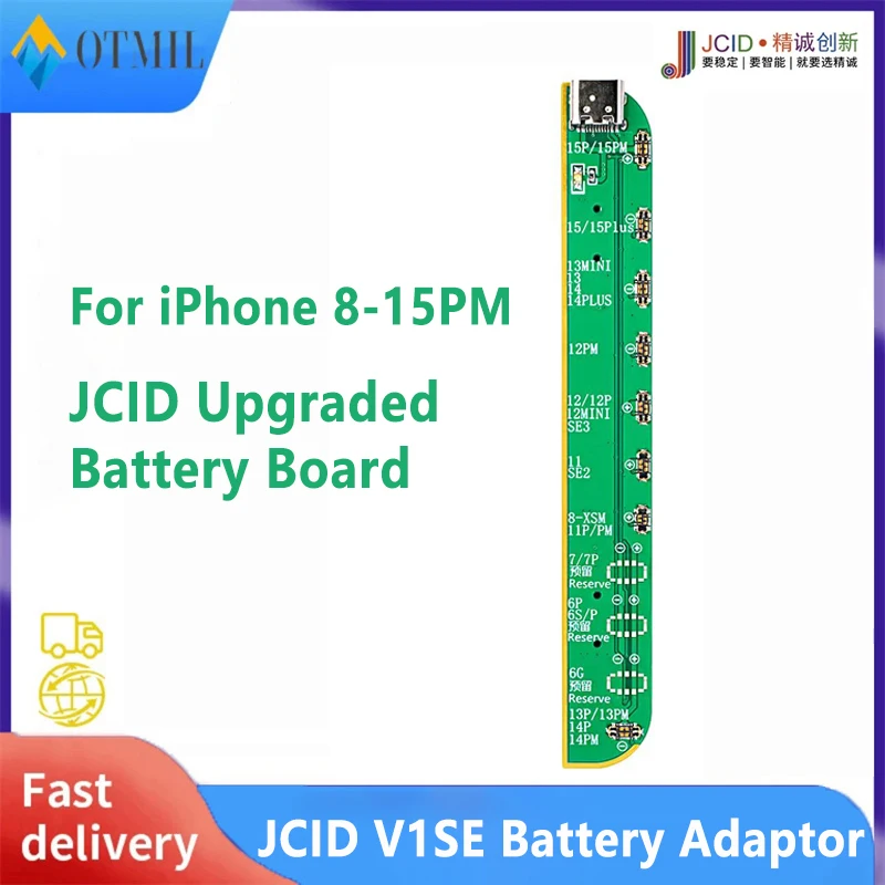 JCID JC V1SE Adaptér batérie pre 8-15pm Pro Max MINI PLUS pre V1SE V1S Pro Opravy na čítanie batérií a káblové nástroje