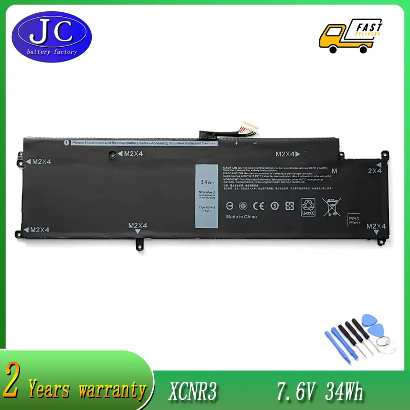 JCLJF Nový notebook P63ny pre notebook pre Dell Latitude 13 7370 E7370 Series Notebook N3KPR XCNR3 0xCNR3 WY7CG G7X14 0G7X14 7,6V 43WH