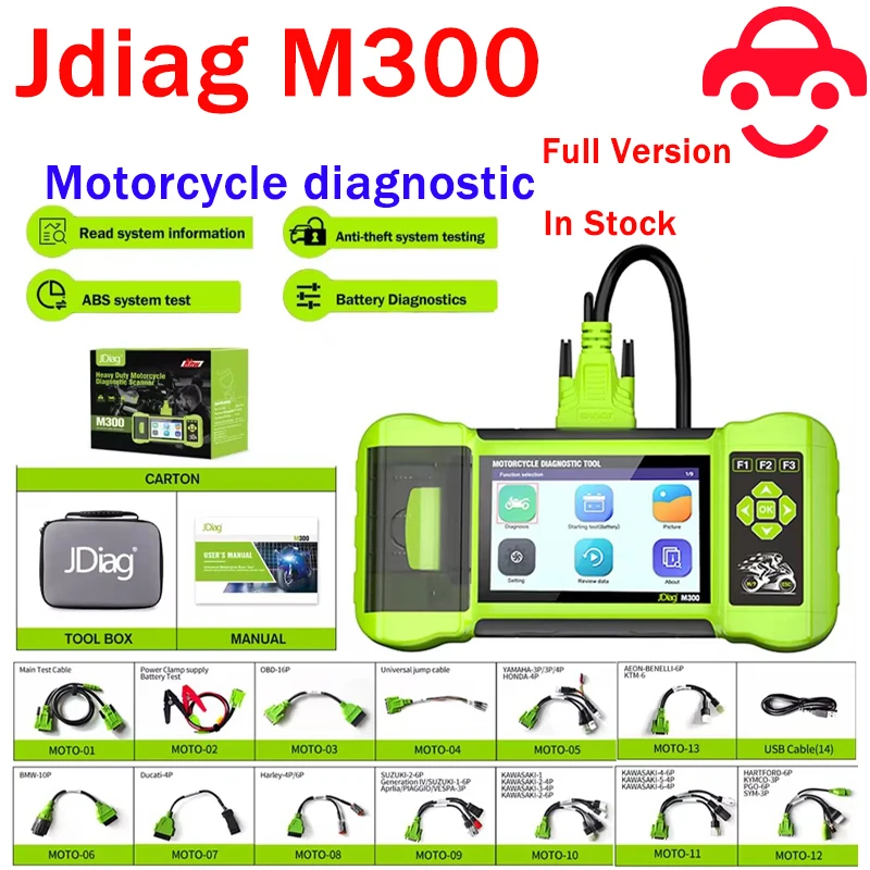JDIAG M300 Full LECHNITE ODLOŽKY