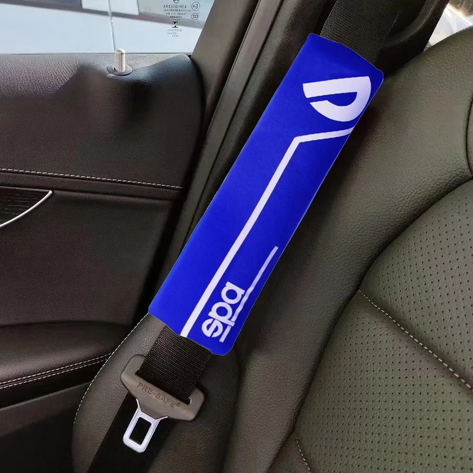 JDM Soft Cotton Blue Spa *** Znak Drift Autbes Cover Cover Ramer Pad 2pcs Nové pre univerzálne príslušenstvo automobilov