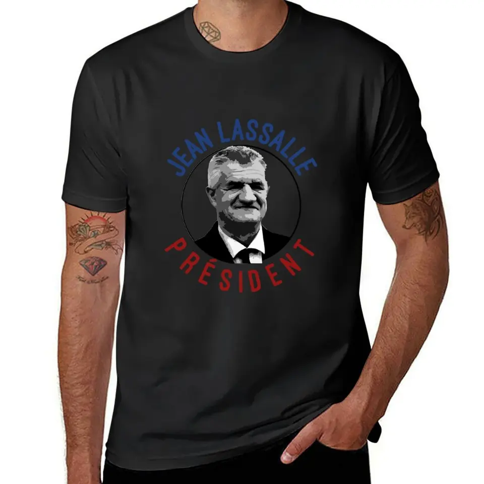 Jean Lassalle - prezident! Tričko Tričko roztomilé oblečenie pánske šampióna tričká