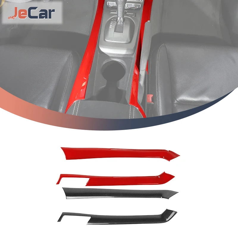 Jecar ABS Car Gear Shift Panel Side Dekorácie Cover Covery Ochrana pre Chevrolet Camaro 2010-2015