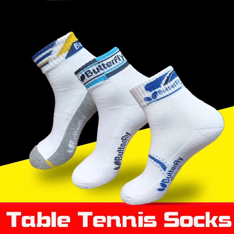 Jeden pár vysoko kvalitný profesionálny športový ponožky chránia nohy priedušné ponožky pre stolný tenis bedminton