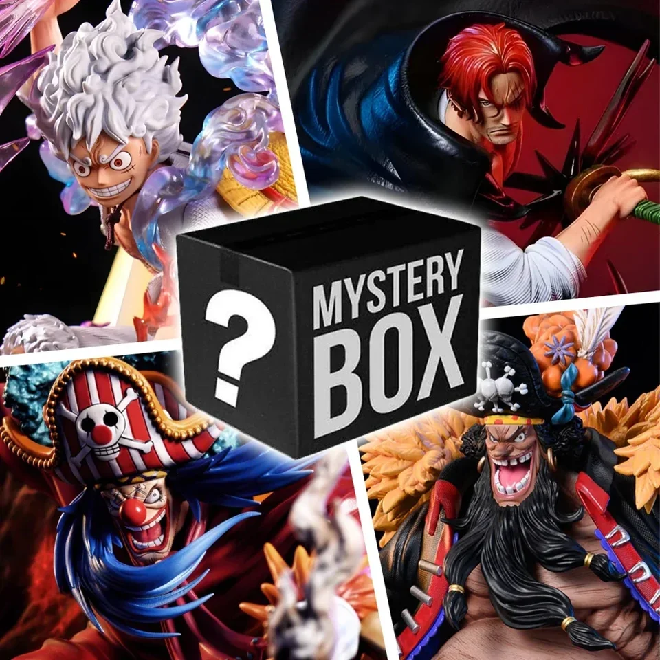 Jedna kusová postava Anime postava Blind Box Shanks učí Luffy Buggy Zoro Lucky Box The Best Surprise Box (buy3 get1 zadarmo)