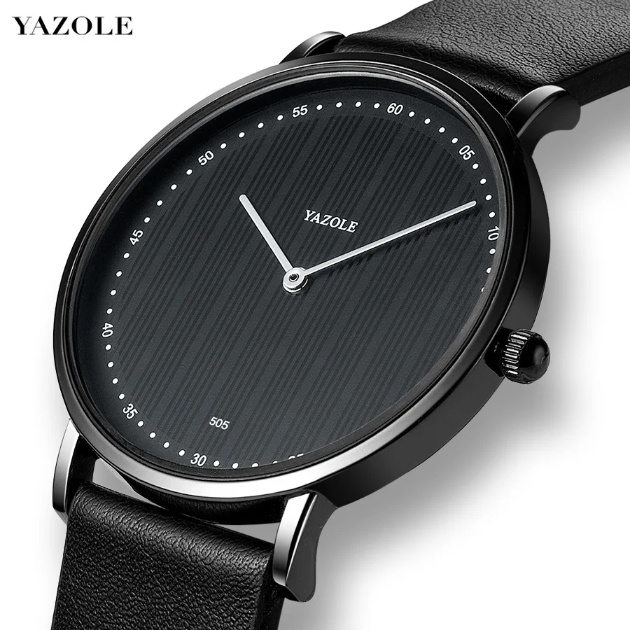Jednoduché pánske hodinky Top značka Analog Quartz náramky