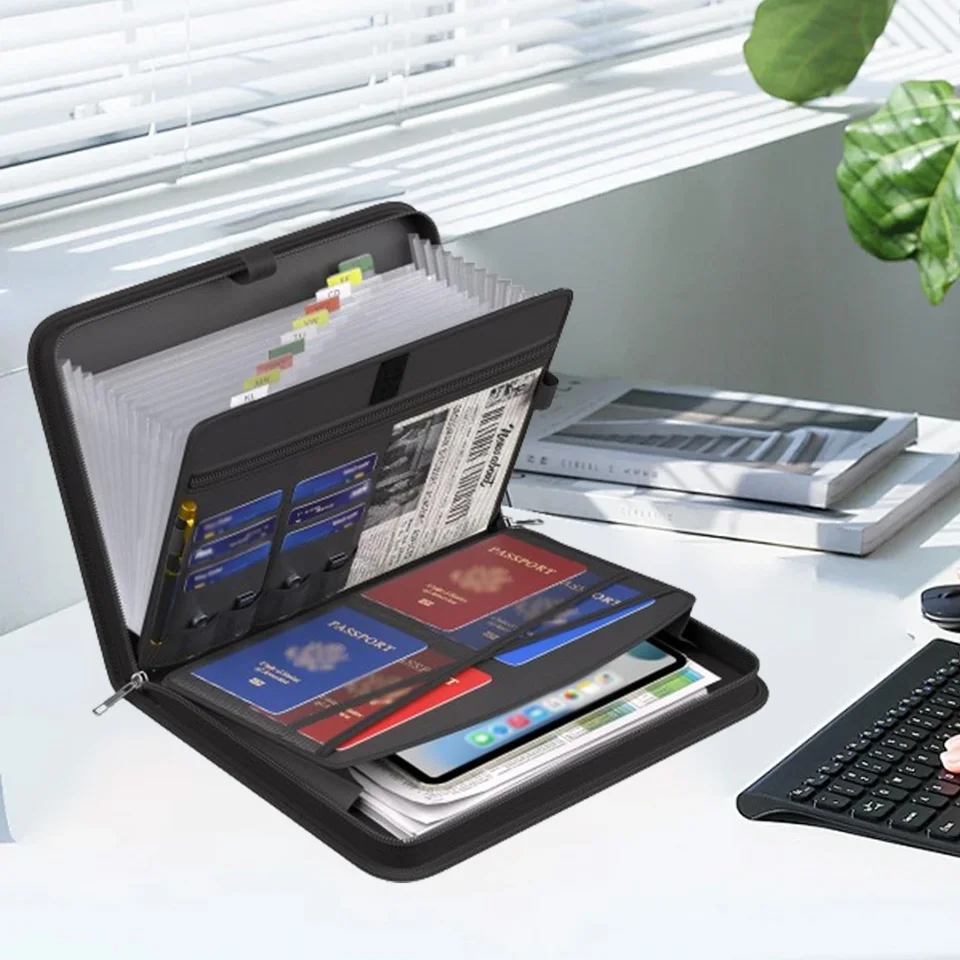 Jednoduchý módny tote kufrík oheň odolný v oblasti vodotesnej tašky Organizátor Dokument BAG Business Traveling Bag
