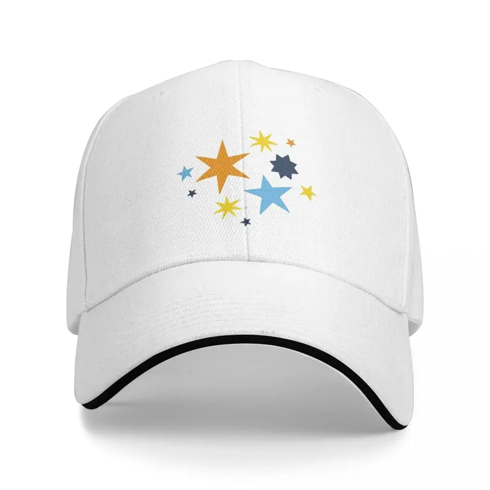 Jemné aroace pýcha hviezdy (oranžová a modrá vlajka) Cap Cast Baseball Caps nastaviteľný klobúk hip hop letné unisex baseballové klobúky