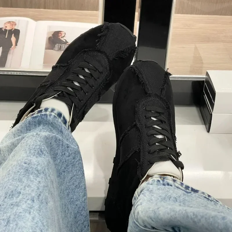 Jeseň a zima vysokovýkonný zmiešaný materiál Príležitostné športové topánky Dámske topánky