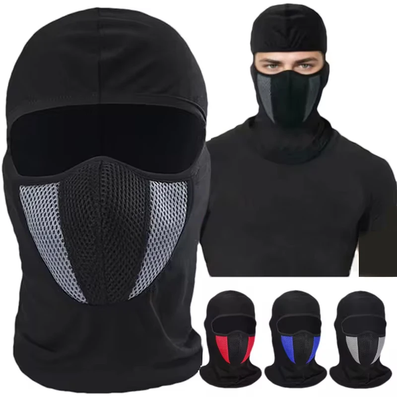 Jeseň Full Face Mask Hat Bicycle Motorycle Balaclava pre mužov Ženy Športové cyklistické prachne odolné voči vetru maska