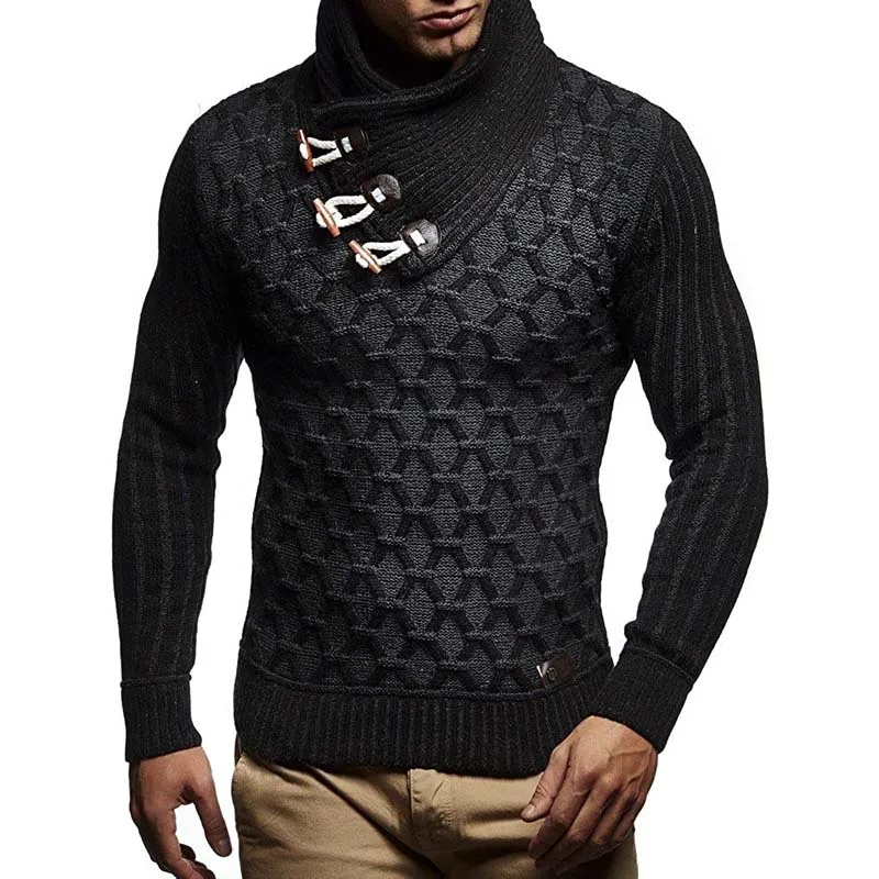 Jeseň Winter TurtleNeck Sweater Men 2023 Nové príležitostné tenké pánske skokany Swacery s dlhým rukávom pletené vintage sveter pullover muži