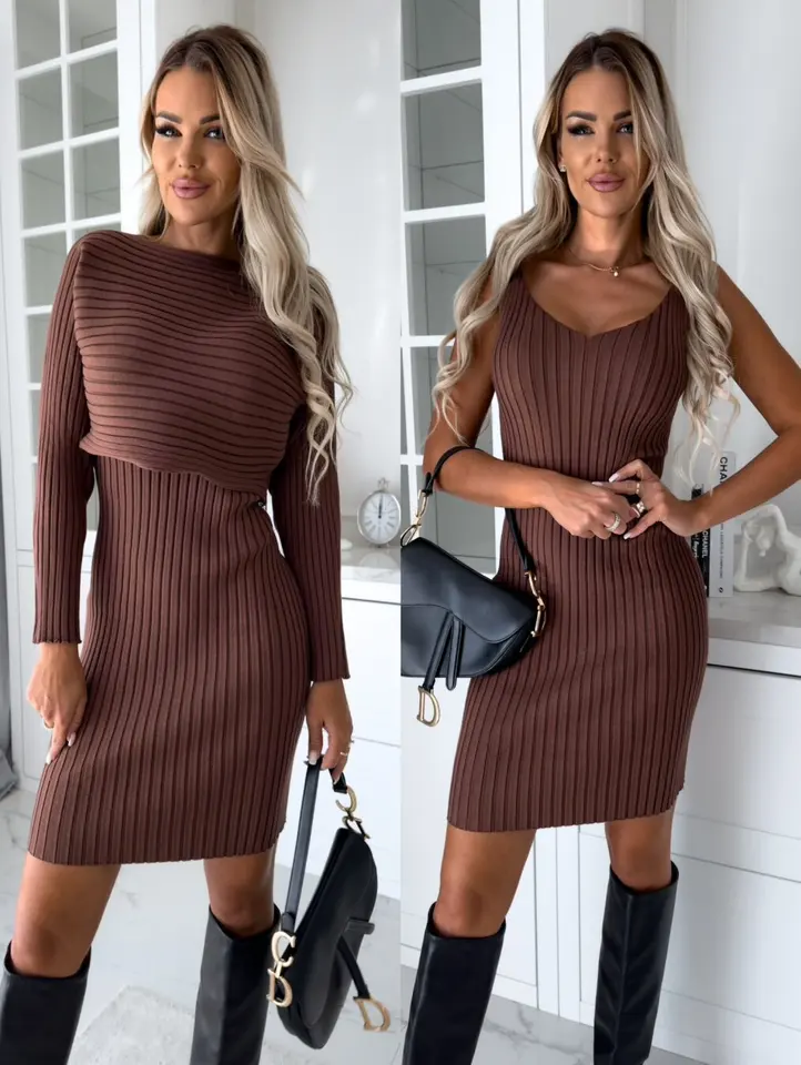 Jeseň Winter Women Solid 2 -Pety Sets Módne elegantné pulvóvy s dlhým rukávom+oblečenie oblečené príležitostné sviatočné oblečenie 2023