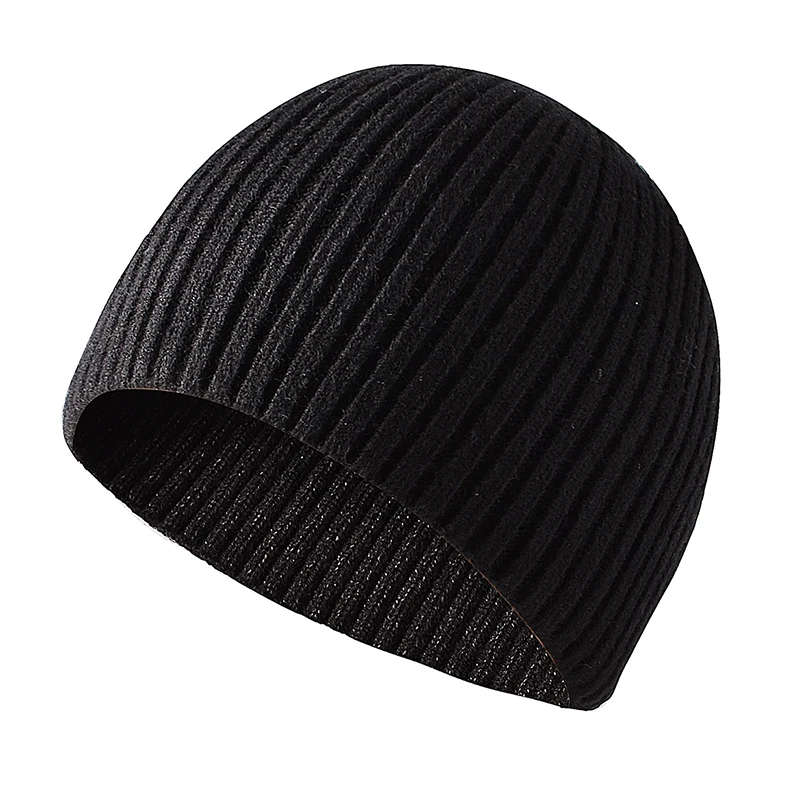 Jeseň zima Pohodlné mäkké pletené čiapky teplé lebky čiapky pre ženy Men Men Outdoor Odrspro -odolné zaisťovacie čiapky Mužská kapota