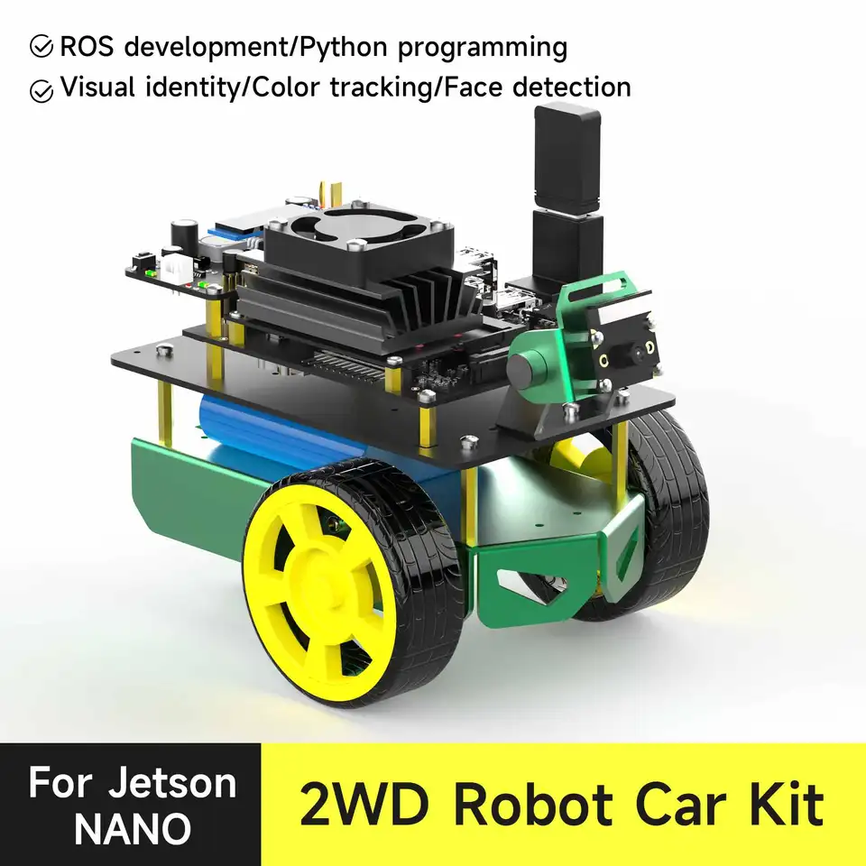 Jetbot Mini AI Robotic Developer Kit založená na ROS pre Jetsona Nano Programmable DIY Electronic Project Face Autopilot Autopilot