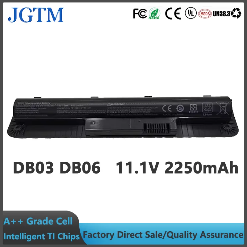 JGTM Nový DB03 DB06 11.1V 2250 mAh prenosný batéria pre HP Probook 11 EE G1 G2 Series