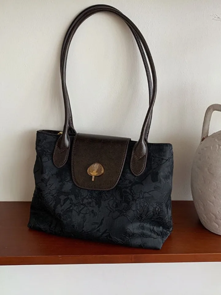 Jiaerdi vinobranie čierne ramenné tašky kabelka Ženy retro čínske štýl podpazušia ženská elegantná červená kabelka Bolsos estetika