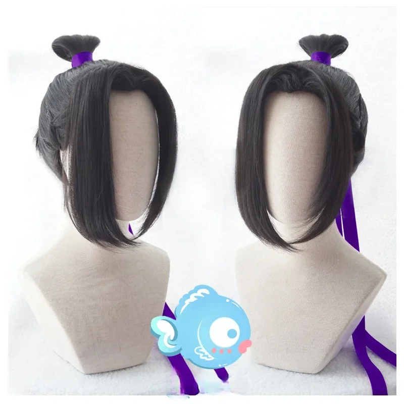 Jiang Cheng Grandmaster démonickej kultivácie Mo dao zu shi cosplay tepelne odolné voči syntetickým vlasom parochne vlasov pre kostým Halloween