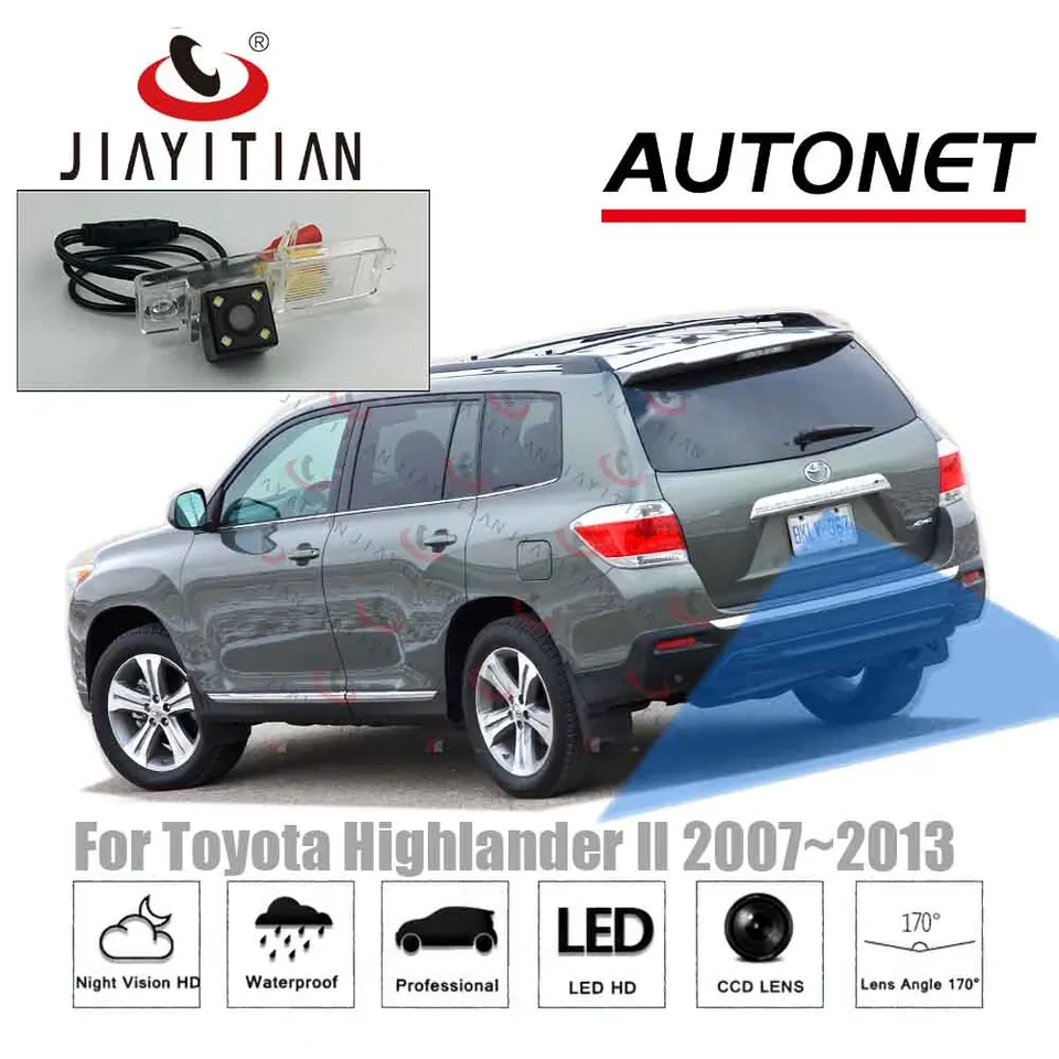 Jiayitian Zadný výhľad kamera pre Toyota Highlander 2011 Kluger Xu40 2007 ~ 2013 CCD Night Vision Reverz Camera Camera Camera