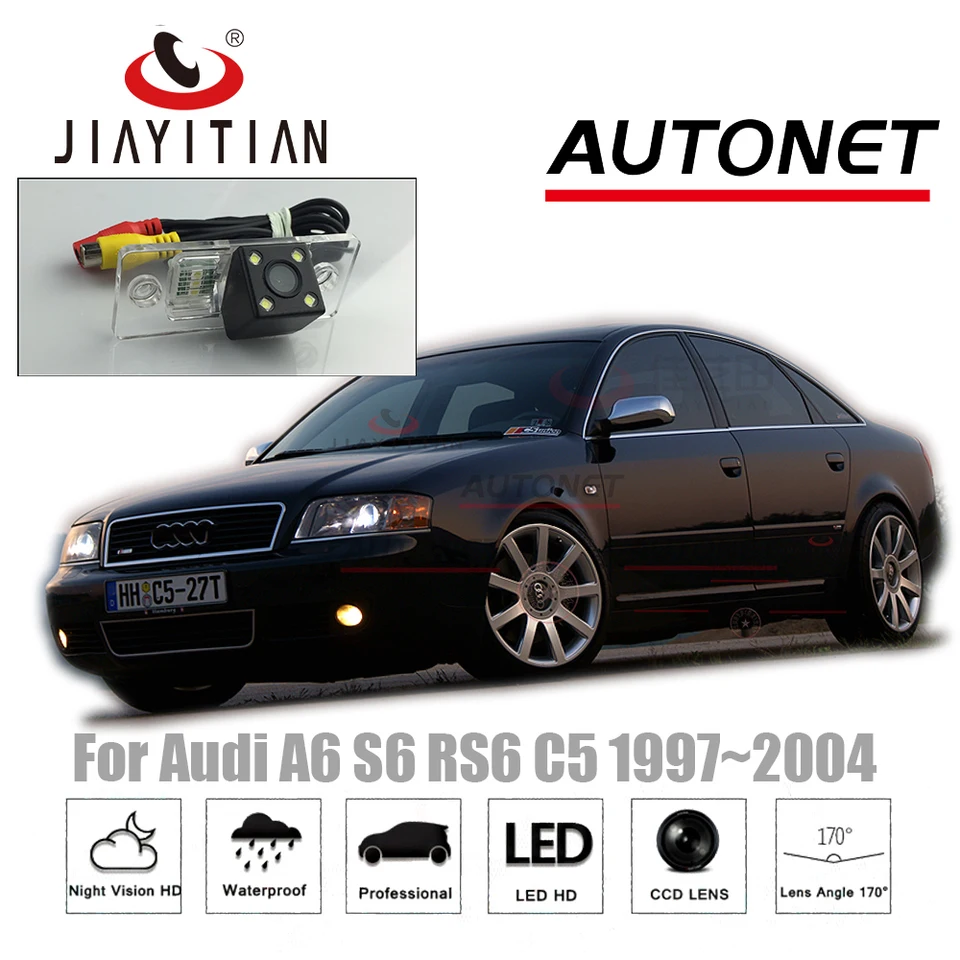Jiayitian Zadný výhľad kamery pre Audi A6 S6 RS6 C5 MK5 1997 ~ 2004