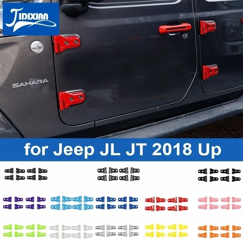 Jidixian CAR DOOR DOORE DECORÁCIA OCCE PRE JEEP WRANGLER JL pre gladiátor JT 2018 2019 2020 2021 2022 2023 2024