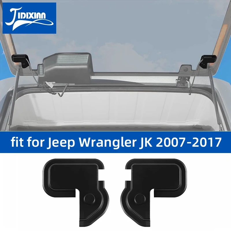 Jidixian Car Tail Dvere Glass Ochrana Drôt na vyhrievanie drôtu Ochranný dekoráciu Prispôsobenie pre Jeep Wrangler JK 2007-2017 Interiérové ​​príslušenstvo
