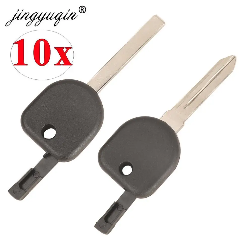 Jingyuqin 10ks Transponder CAR TRANDORDER KEY SHELL PUSE pre Chevrolet Cruze Camaro Malibu Tahoe Sonic Silverado Buick/Opel/Vauxhall